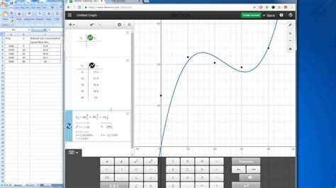 If you want to do a linear regression, the equation would take the form. . Cubic regression desmos